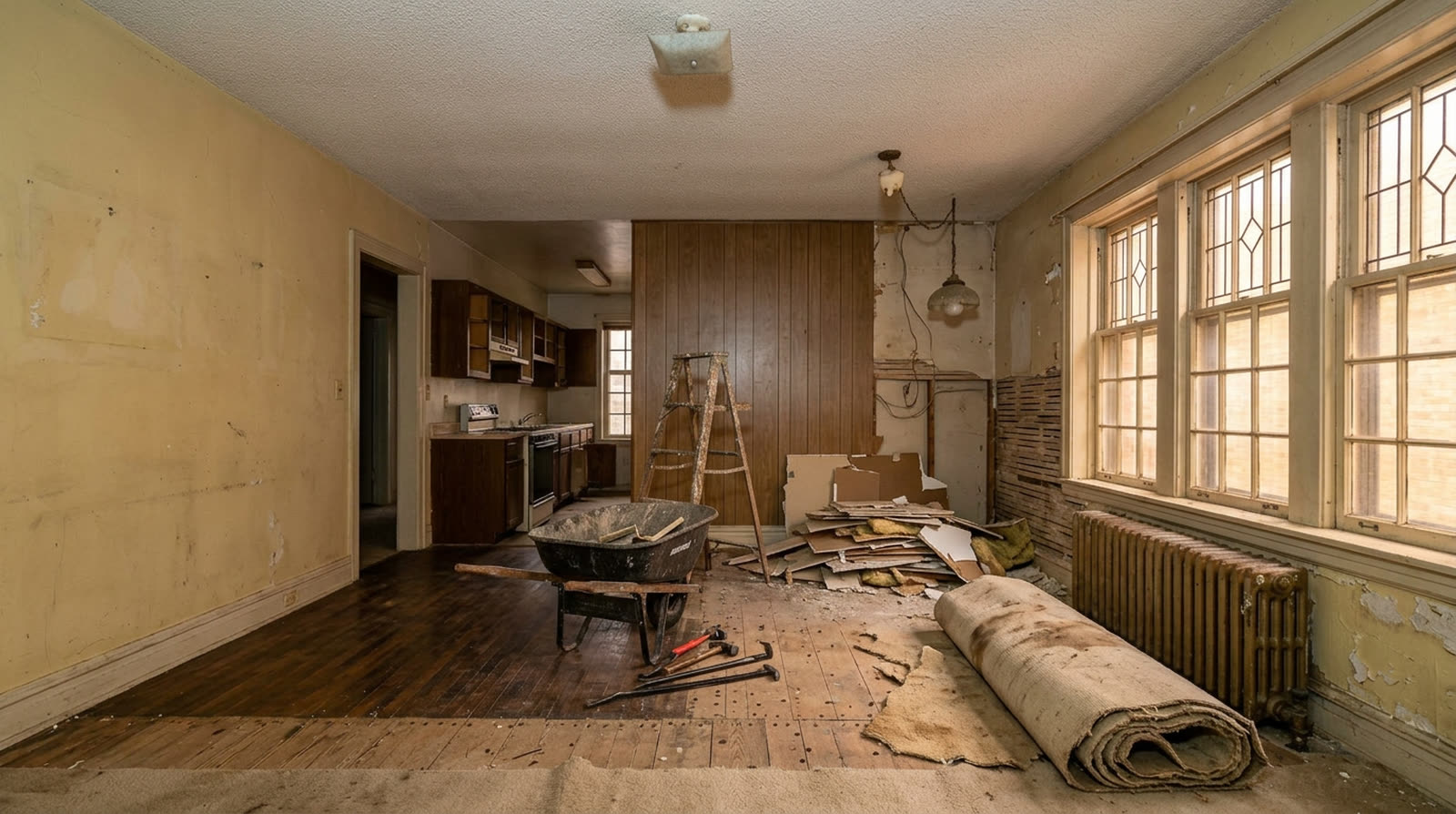 Renovation stage 2: Teardown