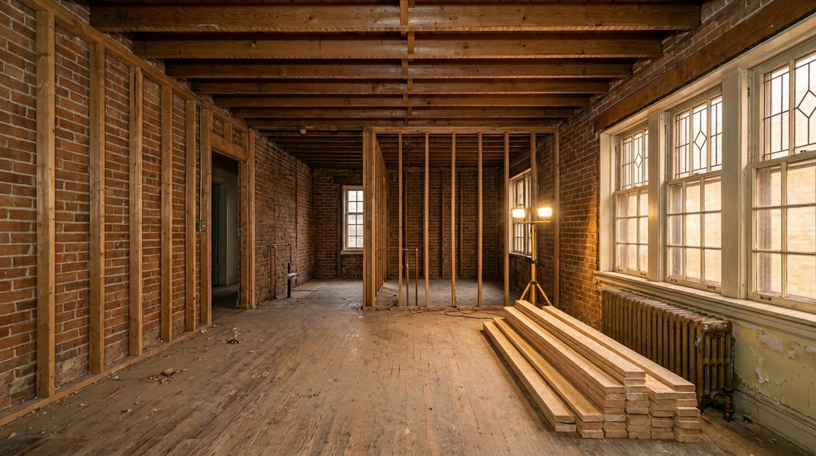 Renovation stage 3: To the studs